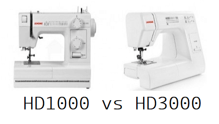 janome hd1000 vs hd3000